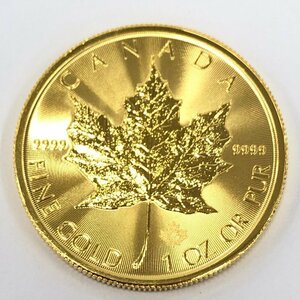 K24IG Canada Maple leaf gold coin 1oz 2018 gross weight 31.3g[CEAS0009]