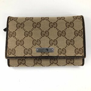 GUCCI グッチ GGキャンバス 折りたたみ財布 154258・0416【CEAV2046】