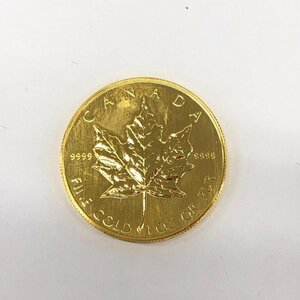 K24IG Canada Maple leaf gold coin 1oz 1988 gross weight 31.2g[CEAY9050]