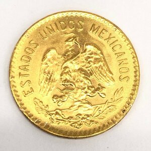 K21.6　メキシコ　ペソ金貨　1955　総重量4.1g【CEBA4090】