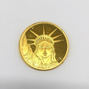 K24　アメリカ　リバティトレード金貨　自由の女神　1/4oz　総重量7.8g【CEAY9007】