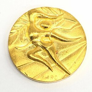 K24　純金メダル　ミュンヘンオリンピック記念　1000刻印　総重量18.0g【CEBA4032】