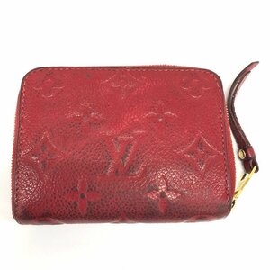 LOUIS VUITTON ルイヴィトン ジッピー・コインパース モノグラム・アンプラント M63696/TS3118【CEAS4019】