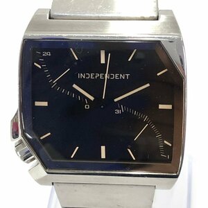 INDEPENDENT インディペンデント クォーツ腕時計 G350 003500-02 不動【CEAX5085】