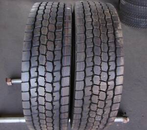 T1927　スペア外し 未走行 2本SET価格 275/80R22.5 151/148J 2023年製 ブリヂストン M888 MIX オールシーズン 275/80-22.5