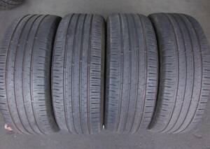 P2539　送料無料! 4本SET価格! バリ山 235/55R19 コンチネンタル EcoContact6 夏タイヤ 235/55/19 235/55-19 エアーチェック済!