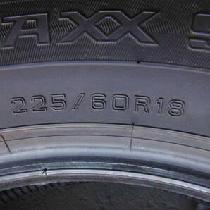 P2541 送料無料! 4本SET価格! バリ溝 スタッドレス 225/60R18 ダンロップ WINTER MAXX SJ8+ 225/60-18 225/60/18 エアーチェック済!の画像9