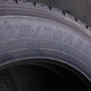 T1932 超バリ溝 9.8分山 2本SET価格! 275/70R22.5 148/145J トーヨー TOYO M626 MIX ミックス 275/70-22.5 275/70/22.5の画像8