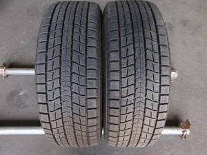 P2554　送料無料! 2本SET価格! バリ溝 スタッドレス 225/55R18 ダンロップ WINTER MAXX SJ8 225/55-18 225/55/18 エアーチェック済!