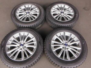 HS1029 送料無料 4本SET価格! Studless 205/55R16 Dunlop WINTER MAXX 16×6.5J PCD100 +55 Subaru Genuine Impreza レガシー