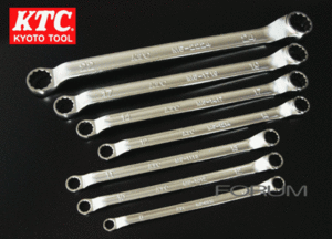 KTC long glasses wrench set 7 pcs set long socket wrench set M5-0810 -1012 -1113 -1214 -1417 -1719 -222 long glasses wrench 7 point 