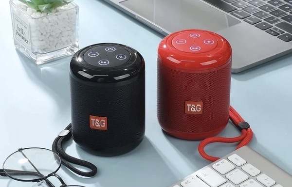 【即納】新品 T&G Bluetooth ワイヤレス スピーカー 赤 高音質 キャンプ アウトドア 旅行 スポーツ 屋内 野外 ポータブル 重低音