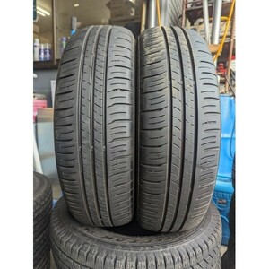 ★送料無料★ 165/60R15 2022年製 8分山 ダンロップ ENASAVE EC300+ 2本/中古オンロードタイヤ(夏タイヤ) ピクシスジョイ N7177_F