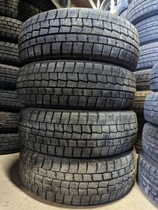 ★送料無料★ 165/55R14 2019年製 8～9分山 ダンロップ WINTERMAXX WM01 4本/中古スタッドレスタイヤ(冬タイヤ) ルークス N7207_E1