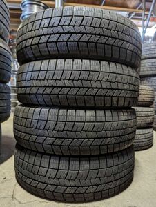 ★送料無料★ 155/65R13 2020年製 8分山 ダンロップ WINTERMAXX 03 4本/中古スタッドレスタイヤ(冬タイヤ) ザッツ N7209_B2