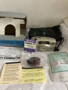 KYOCERA 京セラ Campus70 ★コンパクトフィルムカメラ ★自宅長期保管品★現状渡し★未使用品