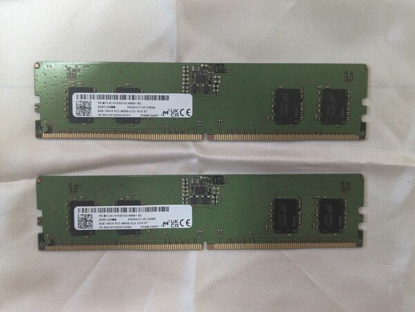 デスクトップ メモリ DDR5 4800 16GB DIMM (PC38400)