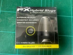 FX hybrid sluds 25口径　エアライフル