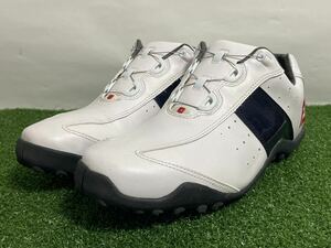 Footjoy フットジョイ EXL BOA 45181J スパイクレスゴルフシューズ 27.5cm W ホワイト 白 ボアダイヤル