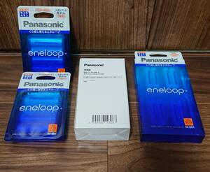 [ free shipping ] Panasonic Eneloop evo ruta single 3 single 4 rechargeable battery charger new goods ( unopened ) C set 