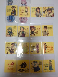 1 jpy ~ Kantai collection curry machine C2 machine not for sale KADOKAWA DMM.. this comb .. acrylic fiber stand seal set sale ②