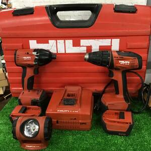 【中古品】HILTI インパクトドライバー・ドリルドライバセット SID14-A、SFH14-A