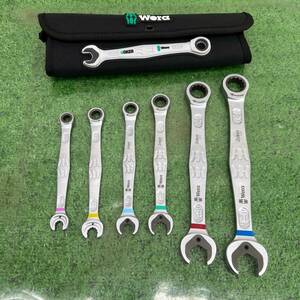 【未使用品】WERA/ヴェラ コンビネーションラチェットレンチセット （6本組） 20022