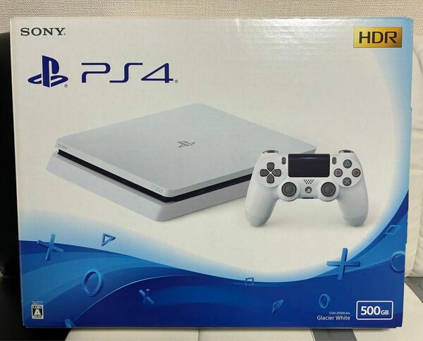 ★美品 ★PS4 本体CUH-2100A B02(グレイシャーホワイト)500GB