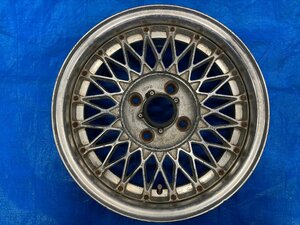 AH-84 旧車　WORK　ワーク　Ewing 　15×6.5J　4穴　PCD114.3　オフセット不明　1本　送料無料　個人宅発送不可