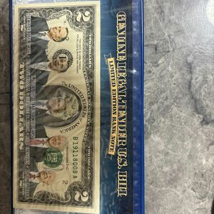 歴代大統領 2ドル札 記念紙幣 ブッシュ オバマ クリントン カーター TWO DOLLAR $2