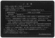 ■京成電鉄 株主優待乗車証■ 電車バス全線 / 2024年11月30日まで / 土日発送可能_画像2