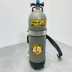 [240503-05]#[ present condition goods ] Poseidon 200kg scuba diving air tanker air tanker oxygen compressed gas cylinder . water air tanker 