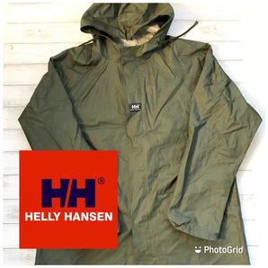 ヘリーハンセン Helly Hansen M レインコート レインパーカー カーキの画像1