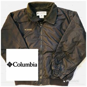 コロンビア　Columbia L 裏フリース　ナイロンジャケット　マウンテンジャケット　ブラック