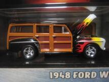 未開封 100% ホットウィール Hot Wheels 1948 Ford Woodyミニカー カスタムカー ホットロッド ワゴン USA ビンテージ アメ車 フォード_画像8