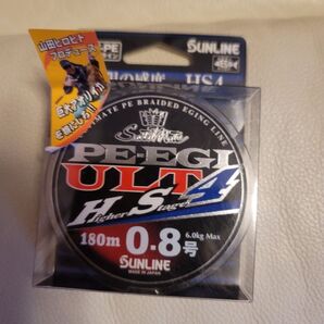 サンライン(SUNLINE) PEライン ソルティメイト PEエギ ULT HS4 180m 0.8号 6kg 4本