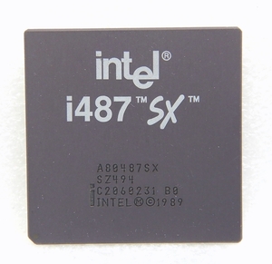 CPU Intel i487 SX A80487SX SZ494 