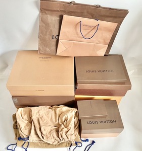  Louis Vuitton ルイヴィトン BOX 箱 保存袋 紙袋 ショッパー まとめ ブランド箱 空箱 (24/5/19)