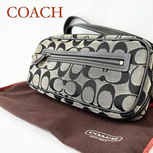 コーチ　coach　シグネチャー　ポシェット　ショルダー　斜めがけ　コンパクト　バッグ レザー 斜めかけバッグ