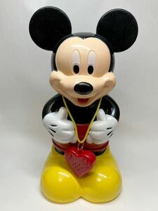 ミッキーマウス　LOTTE 貯金箱　録音機能付き　中古　ロッテ　ディズニー　ミッキー　コレクション　当時物 レトロ 置物