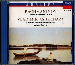 CD★RACHMANINOV Piano Concertos 1&4／VLADIMIR ASHKENAZY