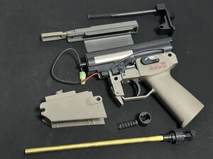 G36 電動ガン用 電動ブローバックメカボックス/グリップ/チャンバー/ダミーボルト/マグウェル/ 等パーツセット