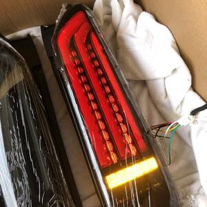  Hiace 200 series full LED tail light tail lamp sequential all model conform 7 type OK smoked cover 