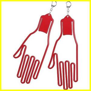 * red 2 piece * Golf glove hanger gloves holder shapeless prevention ... coming off difficult dry caddie bag installation 