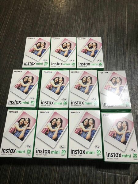 新品未使用　富士フィルム チェキ フィルム instax mini JP2 インスタントカメラ 20枚入　11個