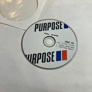 デジタルカメラ用　PURPOSE PDC-10用　UTILITY CD-ROM 1.CAMERA TWAIN DRIVER 2.ULEAD PHOTO EXPREPS 