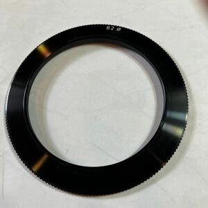 カメラ部品　リング　フィルター径　82MM 外側の径は105.5MM 蛇腹フード用かと思います。