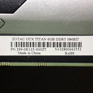 NVIDIA GeForce GTX TITAN ６GB 中古動作確認済の画像5
