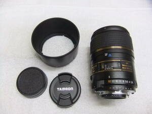 美品 TAMRON タムロン SP AF MACRO 90mm F2.8 272E Nikon ニコン用 フード付 カビ,クモリなし 動作確認済