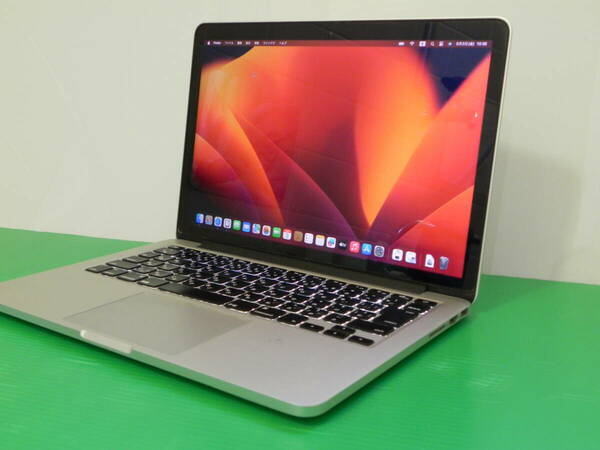 感動品 　Macbook Pro（Retina 2013)13インチ A1425 ８GB SSD 512GB macOS Sonoma 14.5